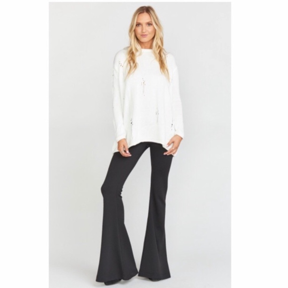 Show Me Your MuMu Bam Bam Bells Black Pants Small